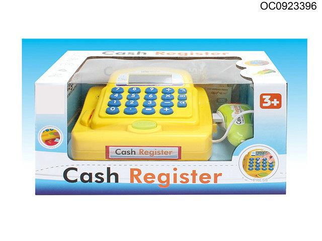 Cash register with light/calculator