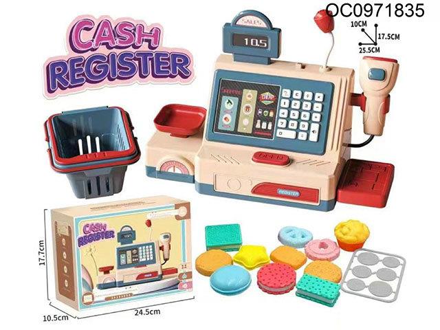 Cash register set with sound