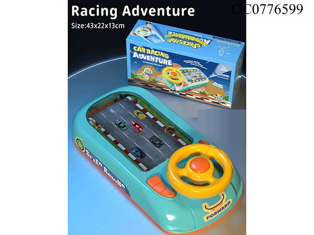 Racing game console