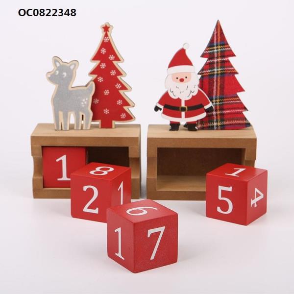 Christmas wooden ornaments