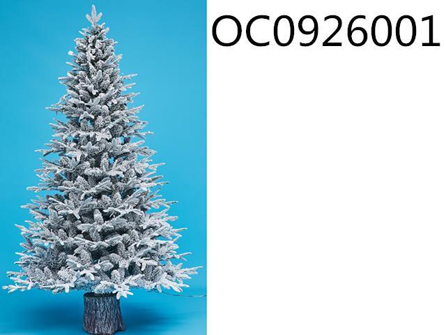 240cm Mixed Flocked snowflake Christmas tree