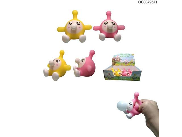 Squeezable Stress Relief Puking eggs