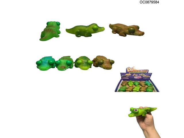 Squeezable Stress Relief Squint-eyed crocodile