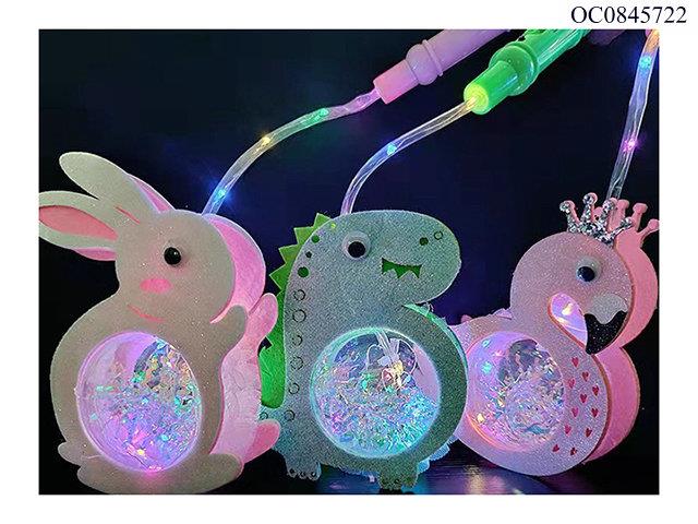 B/O lantern rabbit with light