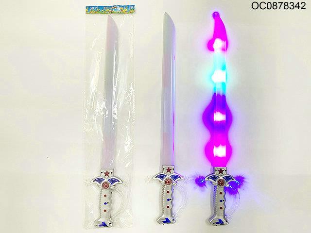 Flashing sword with light/music