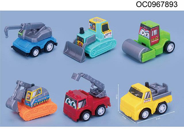 Pullback car(6 styles assorted)