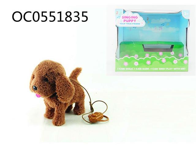 9 inches Wire control Teddy Puppy, with music