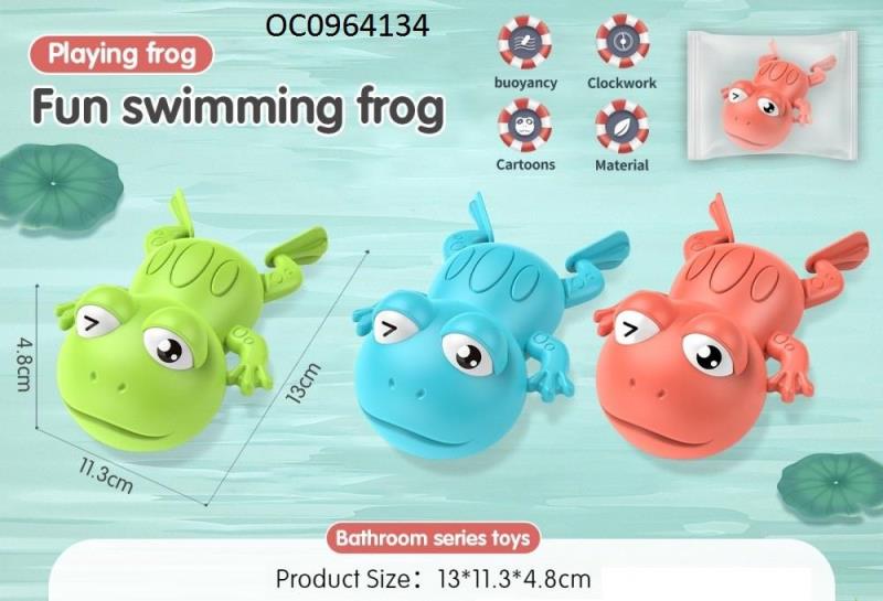 Wind up swimming Frog