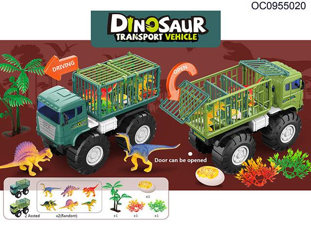 Freewheel dinosaur car