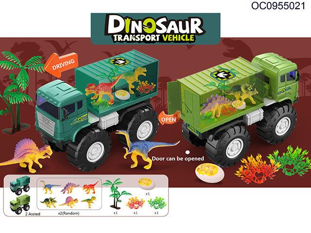Freewheel dinosaur car