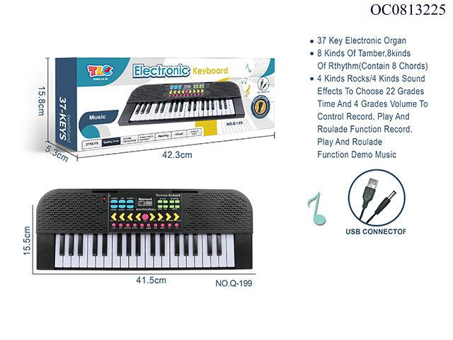 37 key Electronic organ toys with  microphone