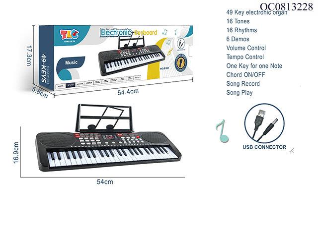 49key Electronic organ toys with  microphone
