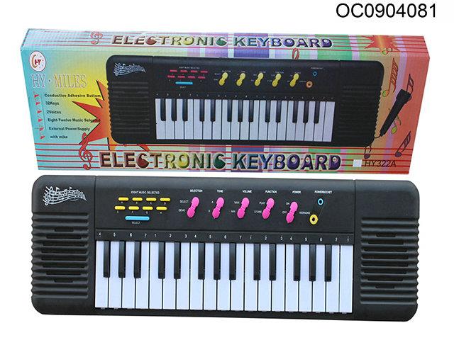 32Keys Electronic organ toys with microphone
