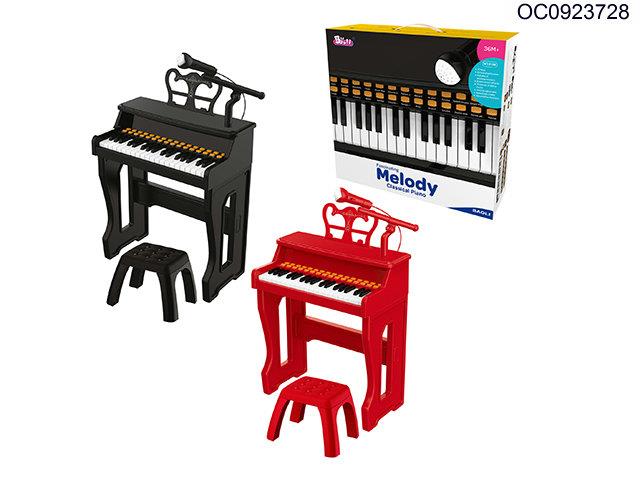 Electronic organ toys with light/music