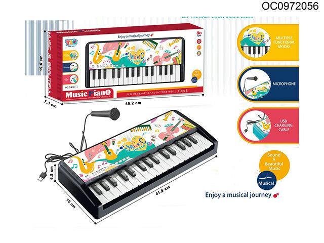 32Key Electronic organ toys With microphone