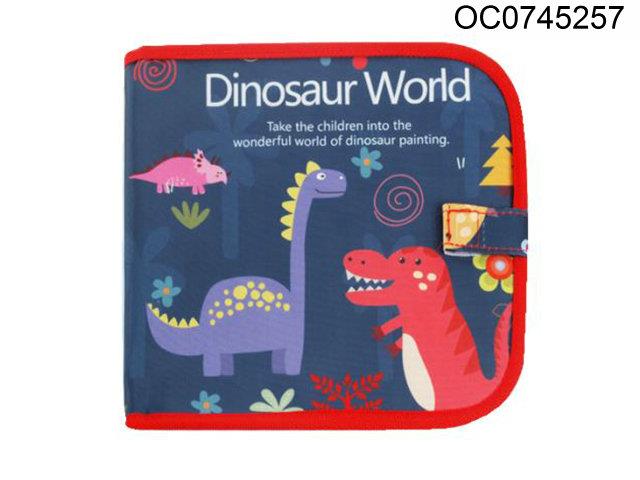 Dinosaur Drawing board(14 sides with 12 pens)