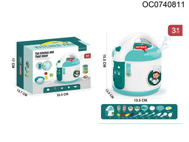 Rice cooker set with light/music(3 colour assorted)
