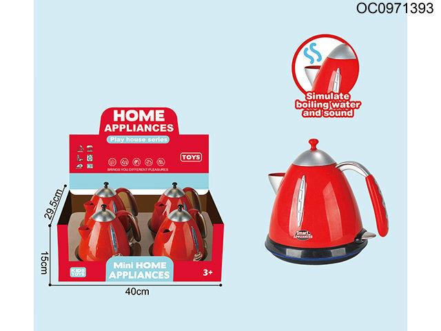 B/O Electric kettle with light/music(4pcs/box)