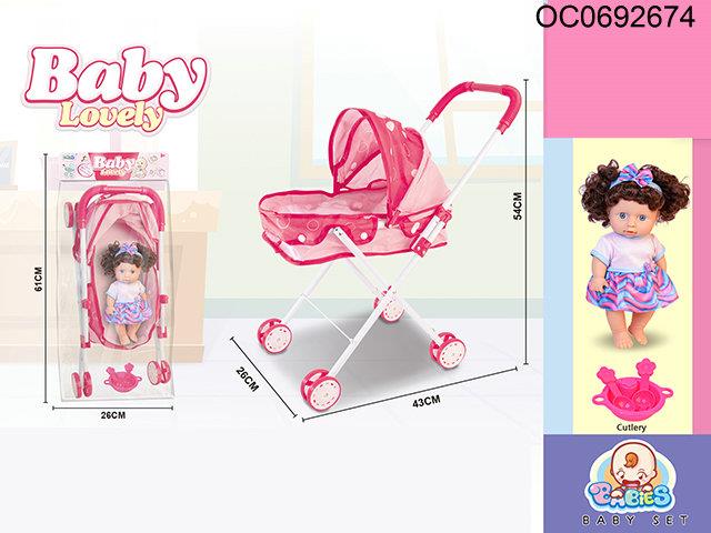 Doll stroller with 12