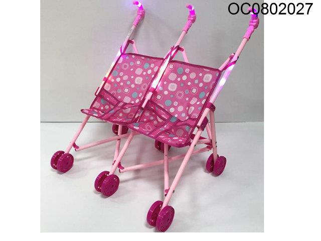 Baby handcart with light/music