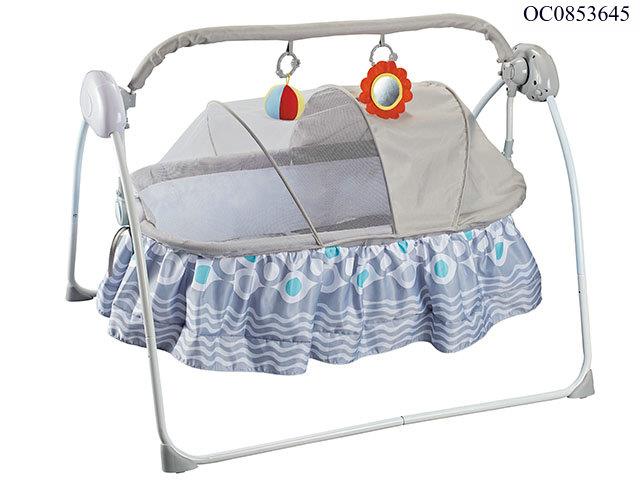 RC baby cradle with music