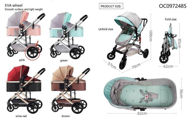 Baby stroller EVA wheel