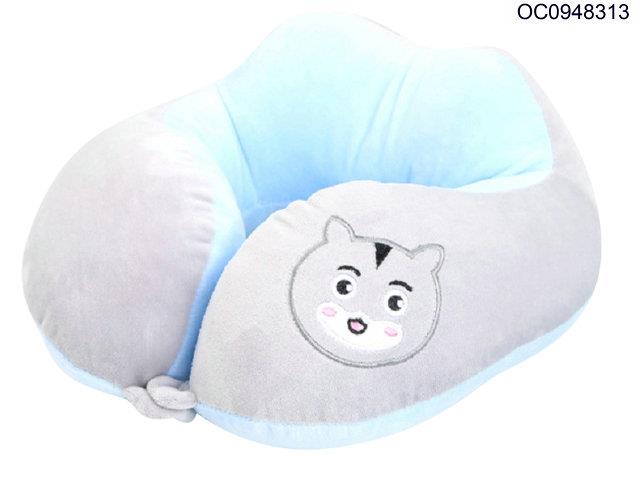Plush husky U-shaped pillow