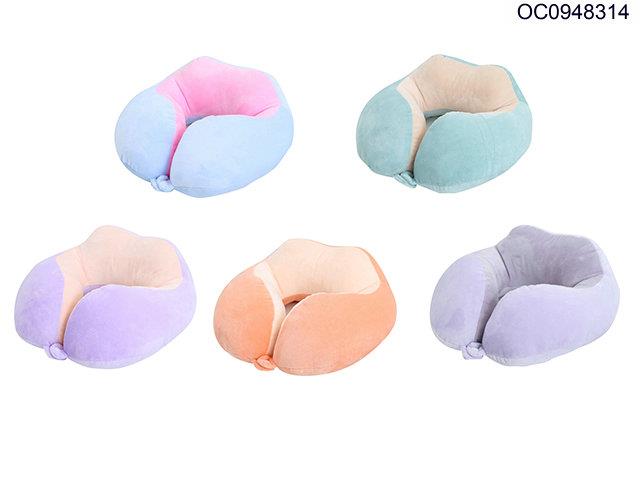 Plush U-shaped pillow