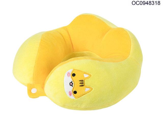 Plush cat U-shaped pillow