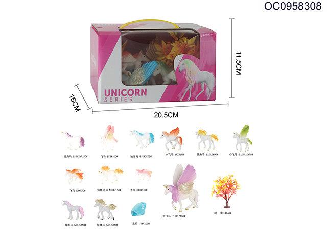 Unicorn set 16pcs