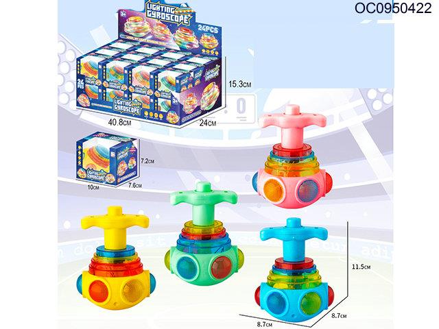 Top game with light/music-24pcs/box