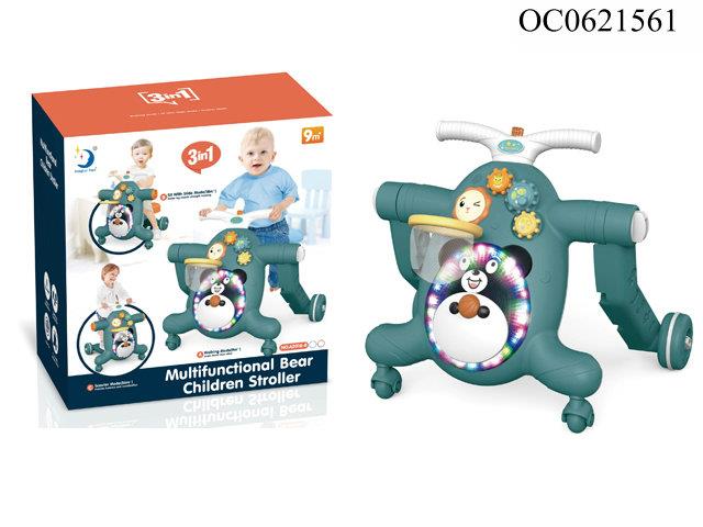 3-in-1 walker/with light music