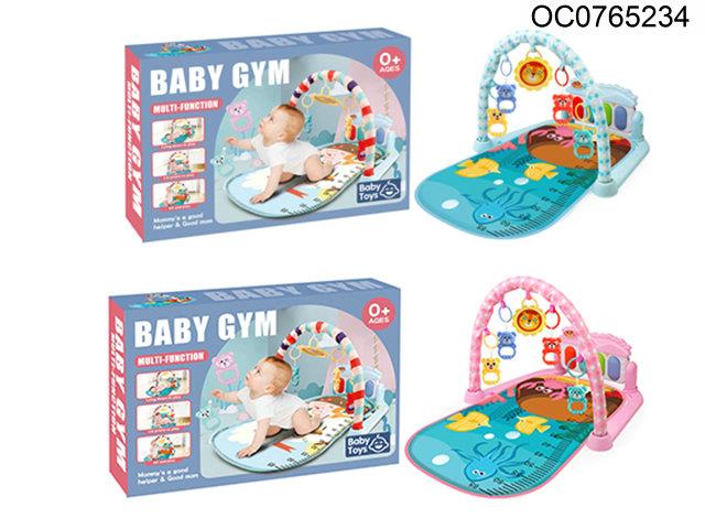 B/O Baby piano gym mat with lights/music