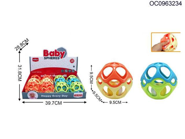 Baby rattle ball-12pcs/box