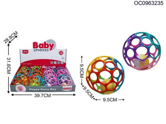 Baby rattle ball-12pcs/box