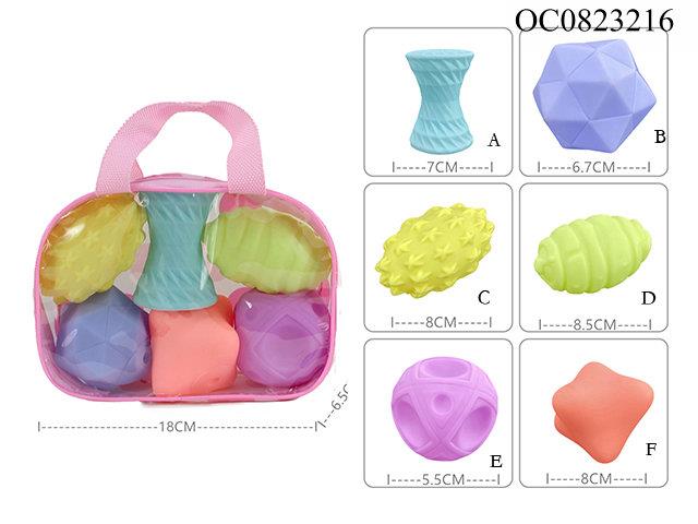 Soft toys with BB whistle-6pcs