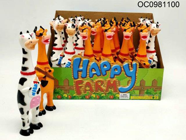 Soft screaming cow 24pcs/box(2 assorted)