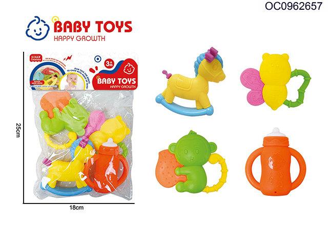 Baby teether toys 4pcs