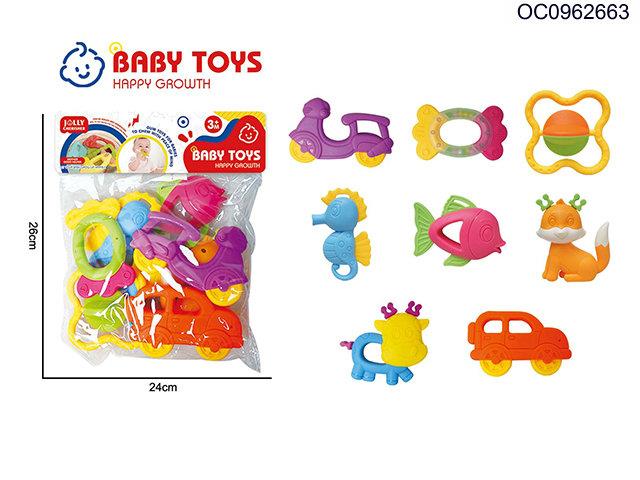 Baby teether toys 8pcs