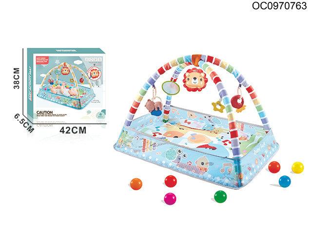 Baby gym mat(With 8 ocean balls)