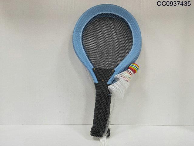 Tennis racket with light