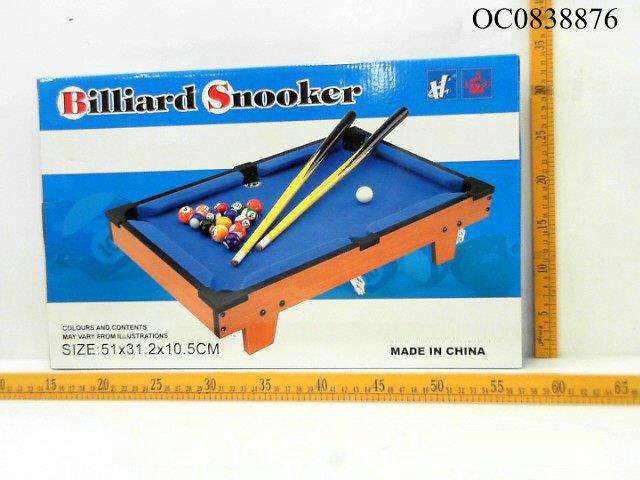 Billiards play-on table game