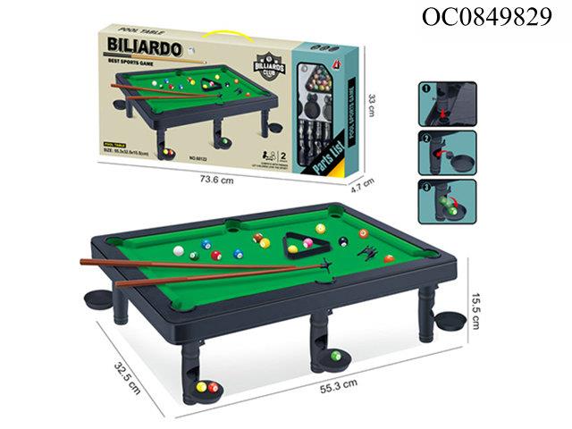 Billiard table set