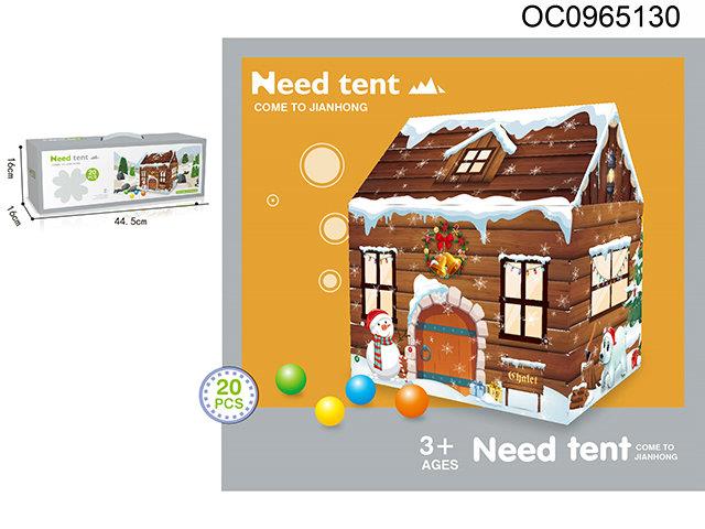Tent with 6cm ball 20pcs
