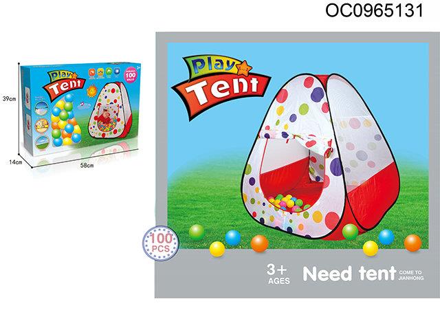 Tent with 6cm ball 100pcs