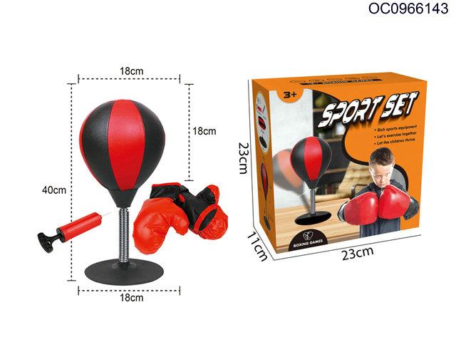 Table boxing ball with 2pcs glove