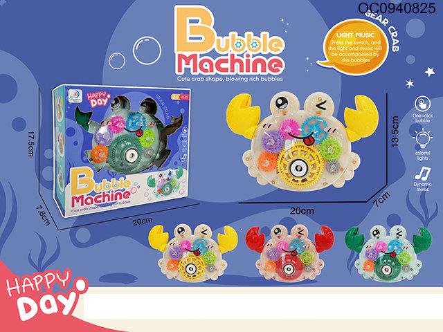 B/O bubble toys with light/sound