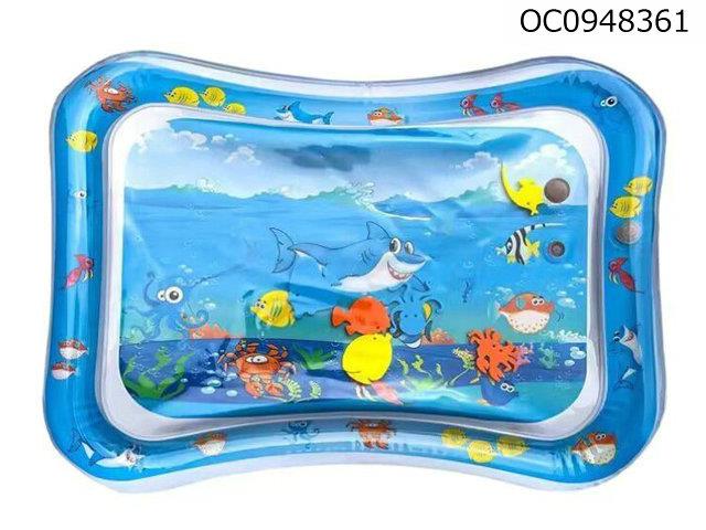 Baby inflatable water mat