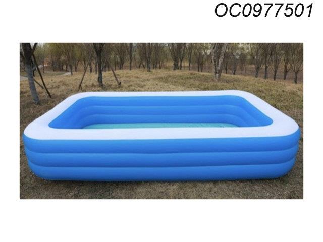 388CM three-layer blue and white pool
