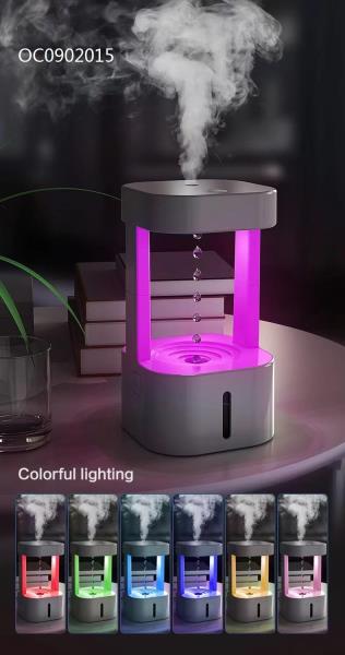 Humidifier with colorful light